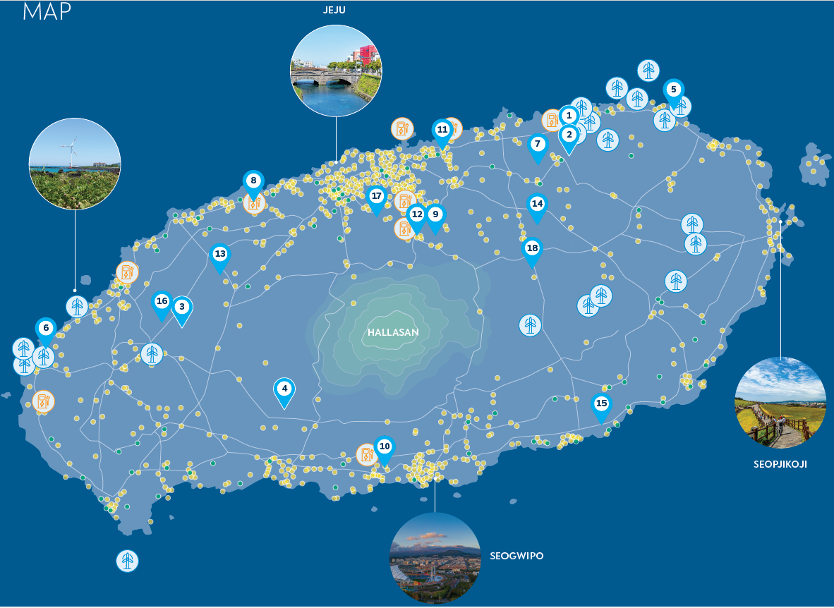 Jeju green growth map