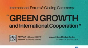 Join us on May 21 for an International Forum on Green Growth & the 2024 KGGTF Youth Internship Program Closing Ceremony